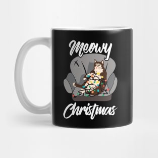 Cats Christmas. Meowy Christmas. Mug